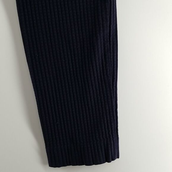 Point Zero Pants Women's USA 6 Leggings Skinny Purple Stripped Pull On Yoga - Picture 9 of 16